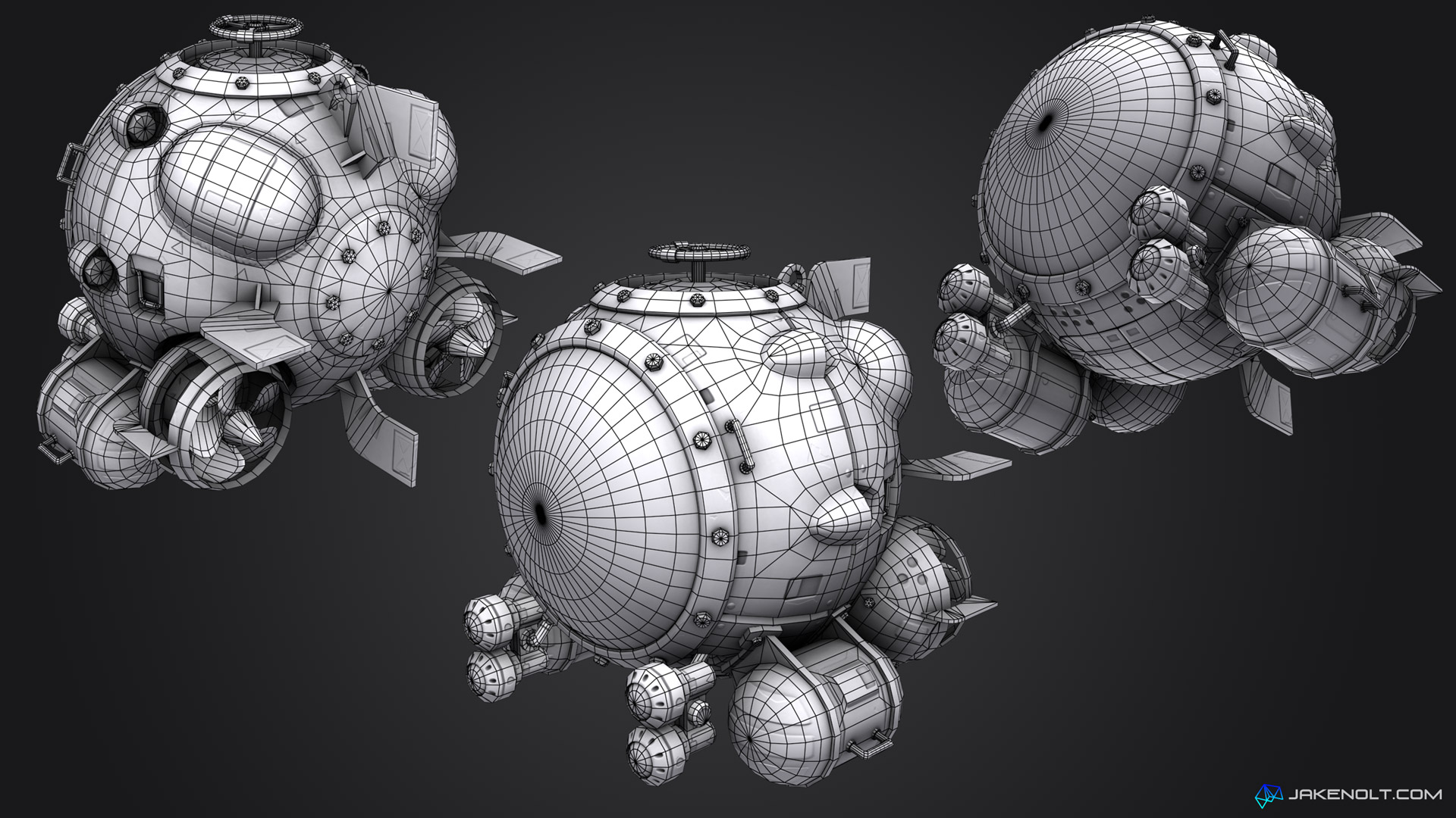 Submarine Wireframe